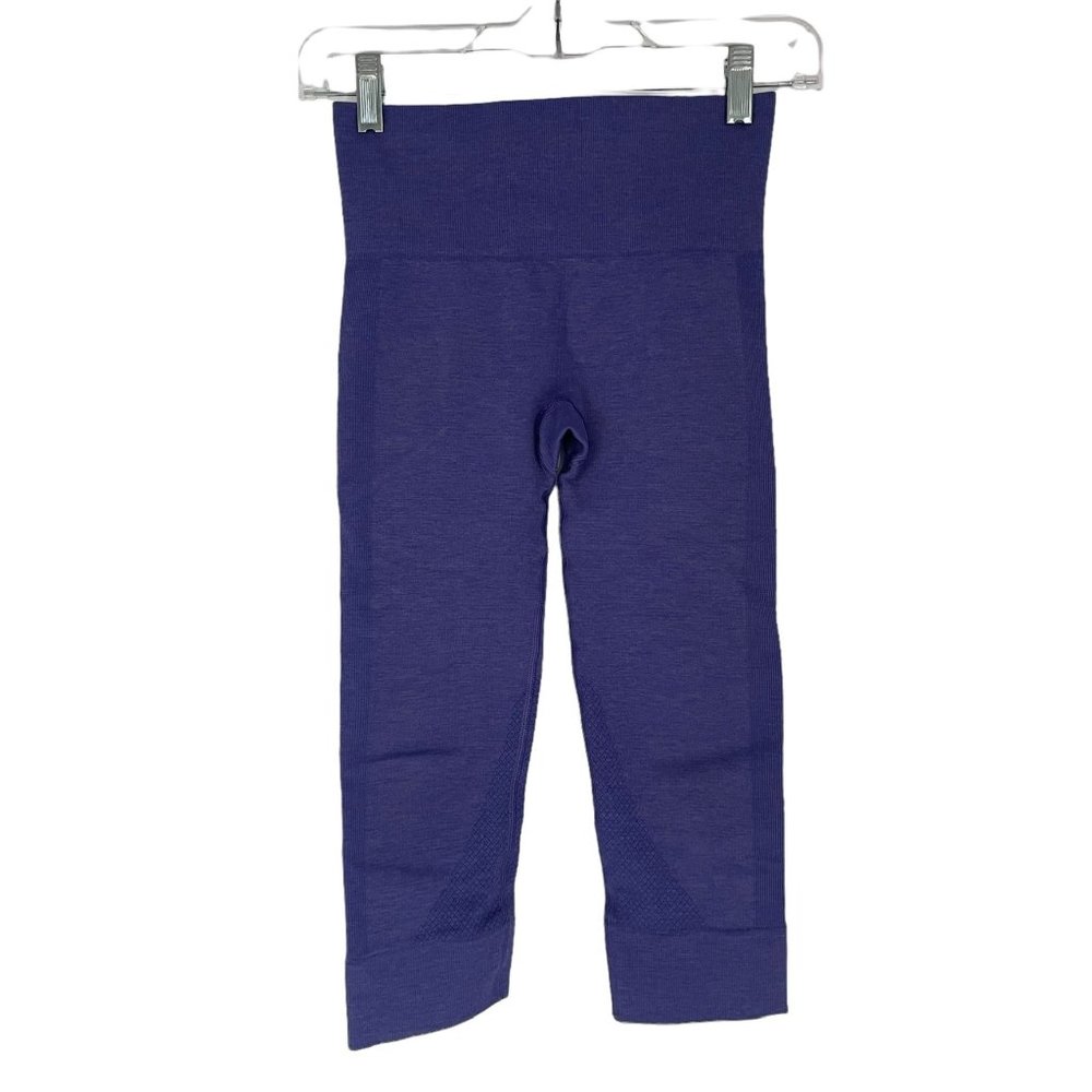 Lululemon Purple Pull On Seamless Stretch Capri Leggings 2